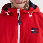 Veste windbreaker Tommy Hilfiger Jeans Chicago rouge