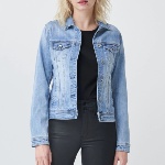 Veste en jeans Salsa femme bleu clair