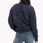 Blouson Bomber femme Tommy Hilfiger Jeans bleu marine