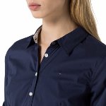 Chemisier femme Tommy Hilfiger Faina bleu marine