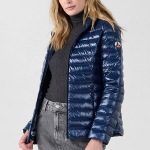 Doudoune femme Jott Cloe Shiny bleu marine