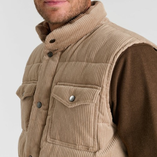 Veste sans manches homme Le Temps des Cerises Sely beige