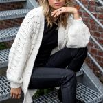 Manteau en laine Freeman T Porter Daniela wood mix femme Manteau en laine Freeman T Porter Daniela wood mix femme