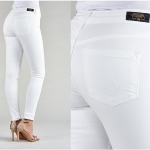 Pantalon blanc Le Temps des Cerises 316 pour femme