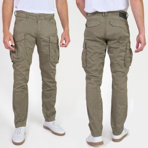 Pantalon cargo homme Le Temps des Cerises Aaron kaki