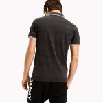 Polo noir Tommy Hilfiger Jeans pour homme