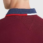 Polo homme Tommy Hilfiger Jeans homme bordeaux