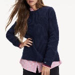 pull femme Tommy Hilfiger bleu marine