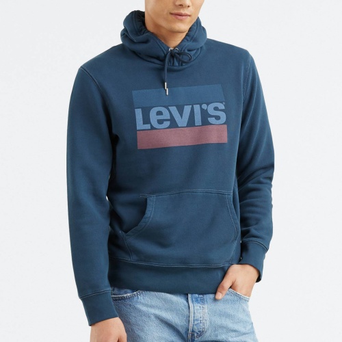 Sweat Levis homme Sportswear bleu marine