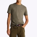 Tee Shirt Tommy Hilfiger Jeans homme kaki chiné