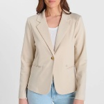 Veste blazer Le Temps des Cerises Oscar beige