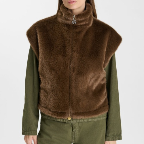 Veste réversible sans manches Le Temps des Cerises Fauve
