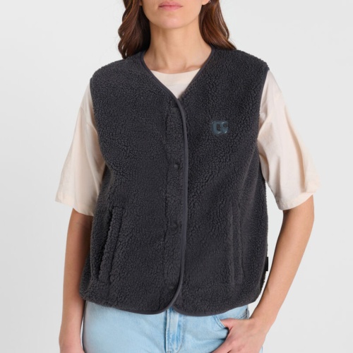 Gilet sans manches Le Temps des Cerises Gudru gris