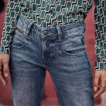 Jeans Freeman T Porter femme Alexa Straight bamba medium coupe droite