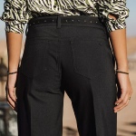 Pantalon flare Freeman T Porter femme Agatha noir