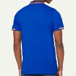 Polo Tommy Hilfiger Jeans homme bleu cobalt