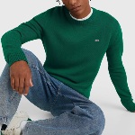 Pull Tommy Hilfiger Jeans vert pour homme