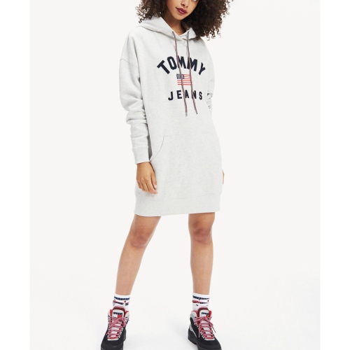 Robe Sweat Tommy Hilfiger Jeans femme grise