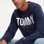 Sweat Tommy Hilfiger Jeans pour homme bleu marine