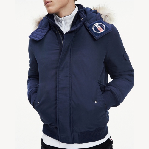 Blouson Tommy Hilfiger Jeans Bomber Tech bleu marine pour homme