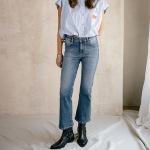 Jeans bootcut cropped Freeman T Porter femme Norma Saopolo