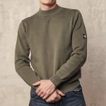 Pull Freeman T Porter homme Baton Varsity kaki