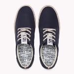 Chaussures Tommy Hilfiger Jeans en toile bleu marine