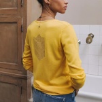 Pull femme Freeman T Porter Lorelia jaune