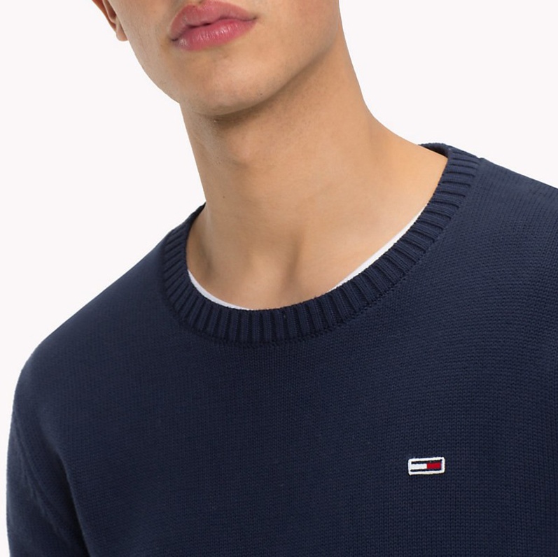 Pull bleu marine Tommy Hilfiger Jeans pour homme