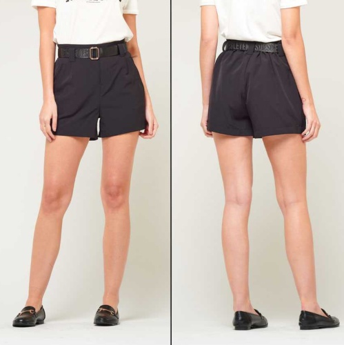 City short femme Le Temps des Cerises Richie noir