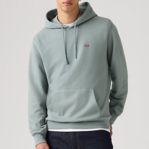 Sweat capuche Levis homme gris bleu lead