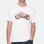 T Shirt Levi's homme Motorcycle Tee blanc