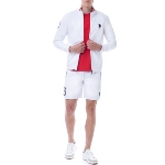 Veste zippé Us Polo Assn blanche