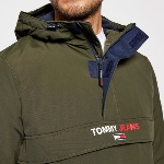 Blouson enfilable Tommy Hilfiger Jeans kaki dark olive