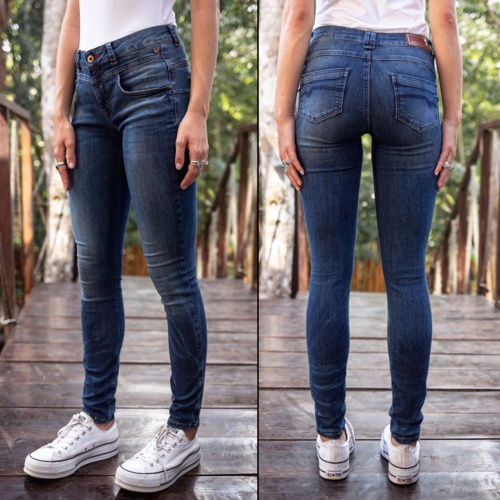 Jean femme Freeman T Porter Justina Miami super slim taille haute