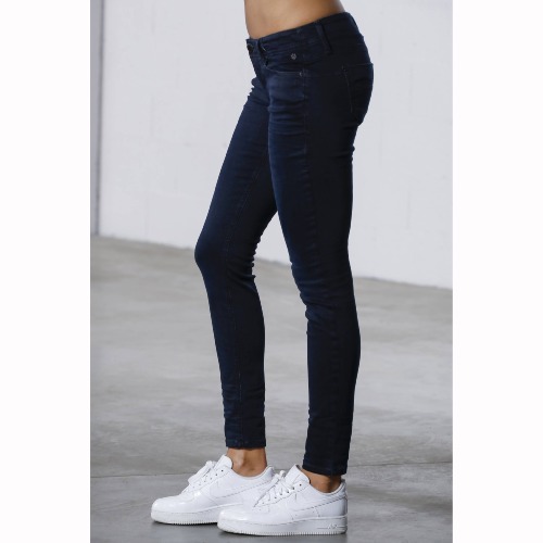 Jeans Enduit Ciré Bleu Marine - Slim Fit Stretch - Marque Freeman T. Porter - Neuve Avec étiquettes
