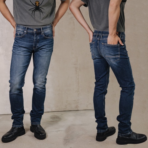 Jeans Freeman T Porter homme Jimmy Samba Dark