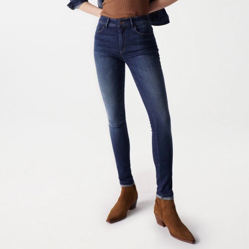 Jean Salsa Destiny skinny push up taille haute medium wash