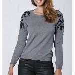 Pull femme Freeman T Porter Clelia gris