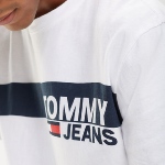 T Shirt Tommy Hilfiger Jeans Essential Box blanc