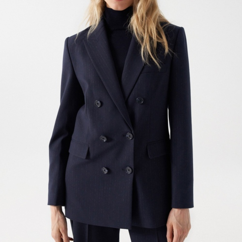 Veste blazer Salsa femme bleu marine