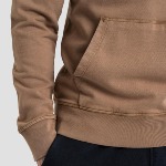 Sweat capuche Replay Jeans beige marron safari