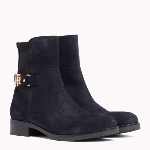 Bottines Tommy Hilfiger en cuir daim BLEU MARINE