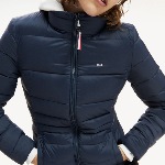 Doudoune femme Tommy Hilfiger bleu marine