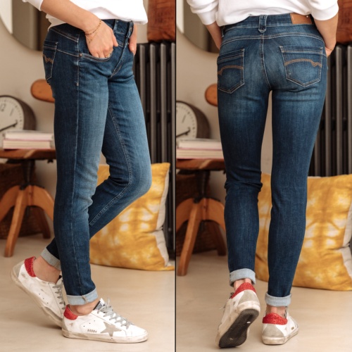 Jean skinny taille haute Freeman T Porter Justina Fever