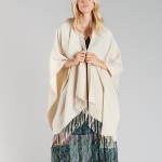 Poncho Le Temps des Cerises Pili beige cream