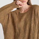 Pull femme Le Temps des Cerises Zelena cocoa