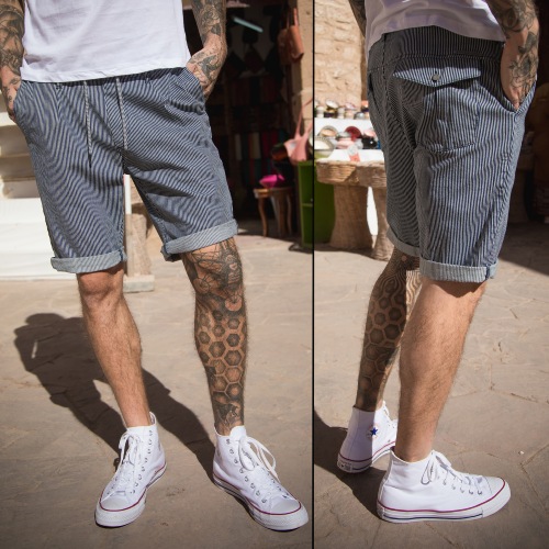 Short rayé Freeman T Porter homme Alpha Stripy