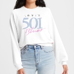 Sweat Levi's ® femme Vintage Crew 501 blanc