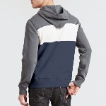 Sweat Levis homme Colorblock marine blanc et gris